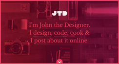 Desktop Screenshot of johnthedesigner.com